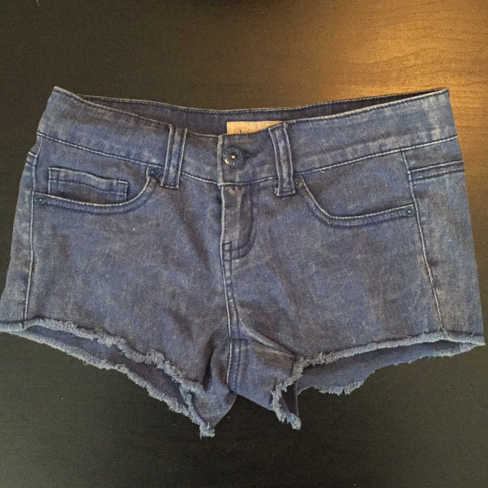 Denim shorts